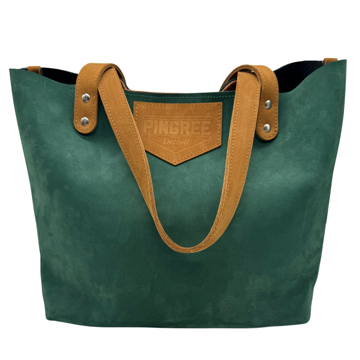 rolled-handles leather tote bag, Chloé