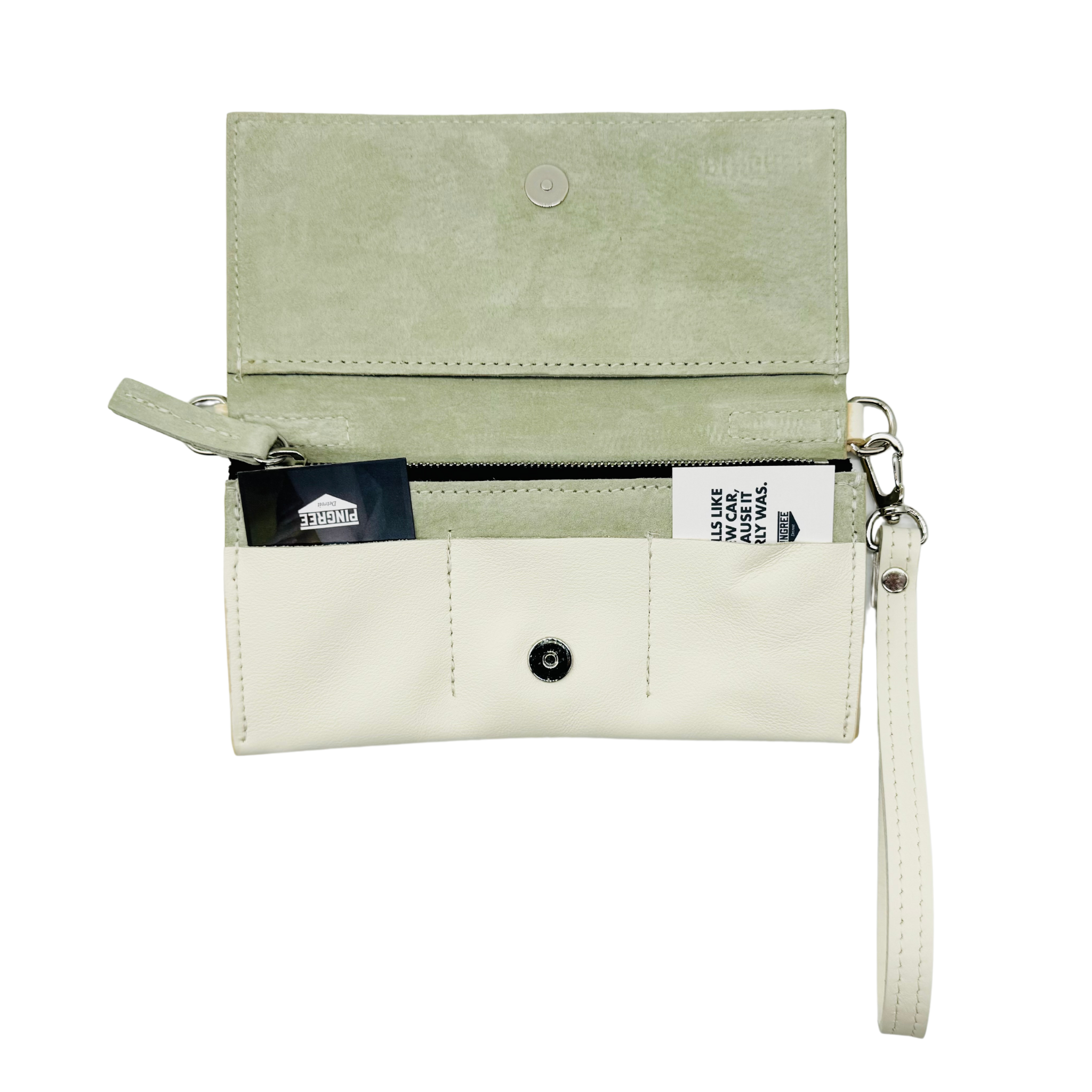 The Adeline: Clutch and Cross-body - Silver Chain