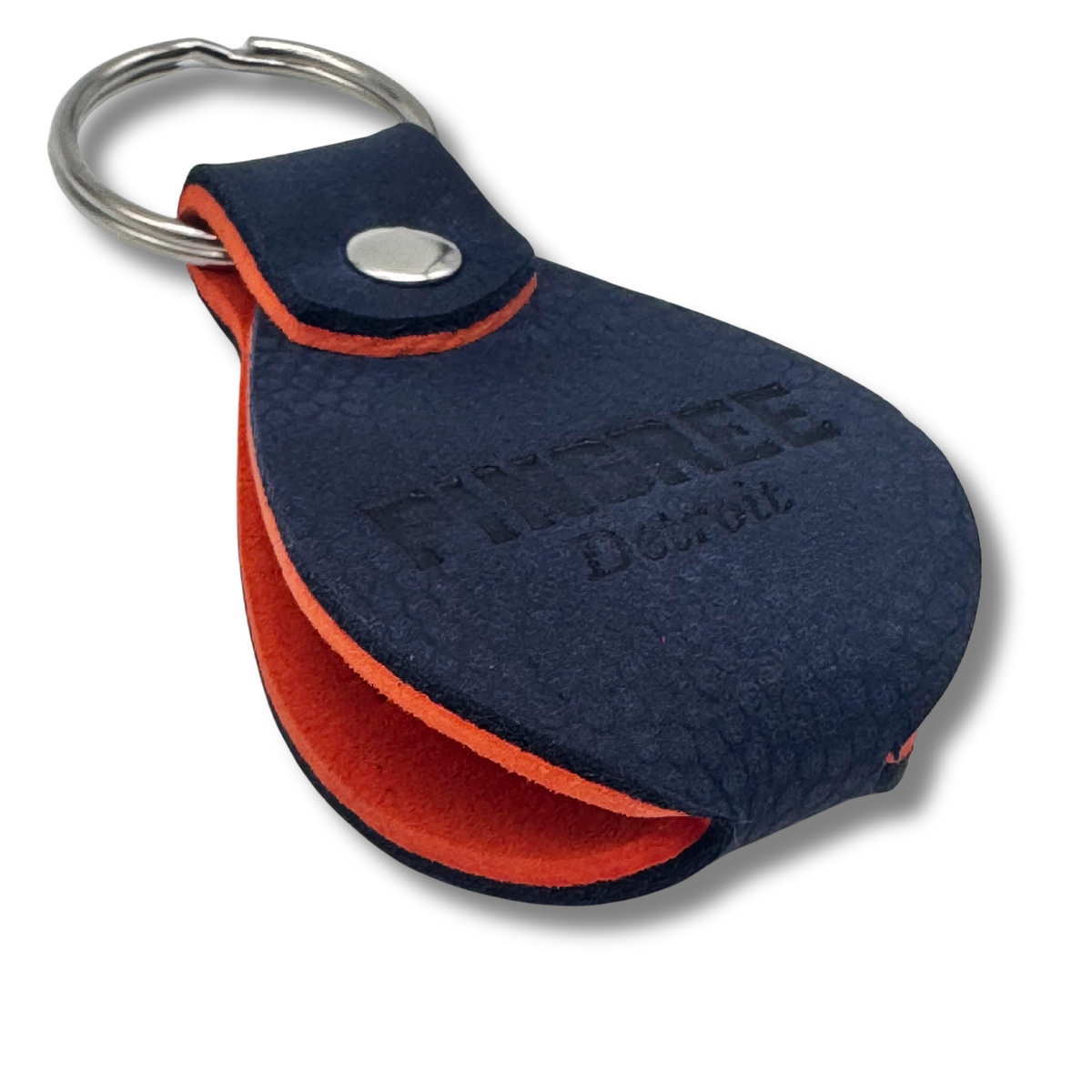 Kercheval Key Chain: Handcrafted with Upcycled Auto Leather