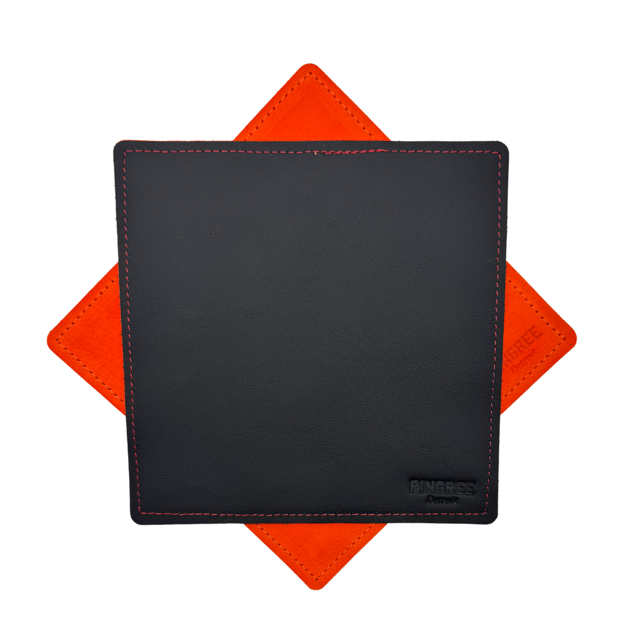 A look at our TTRPG dice tray, with the orange and brown leather pad, removable wooden dice holder, this modular dice tray is great for during a game. This is a DnD accessories for
Dungeons and Dragons tray,
RPG dice organizer
custom dice tray handmade
upcycled leather gaming gear
eco-friendly TTRPG accessories
tabletop RPG tray
handmade DnD gear