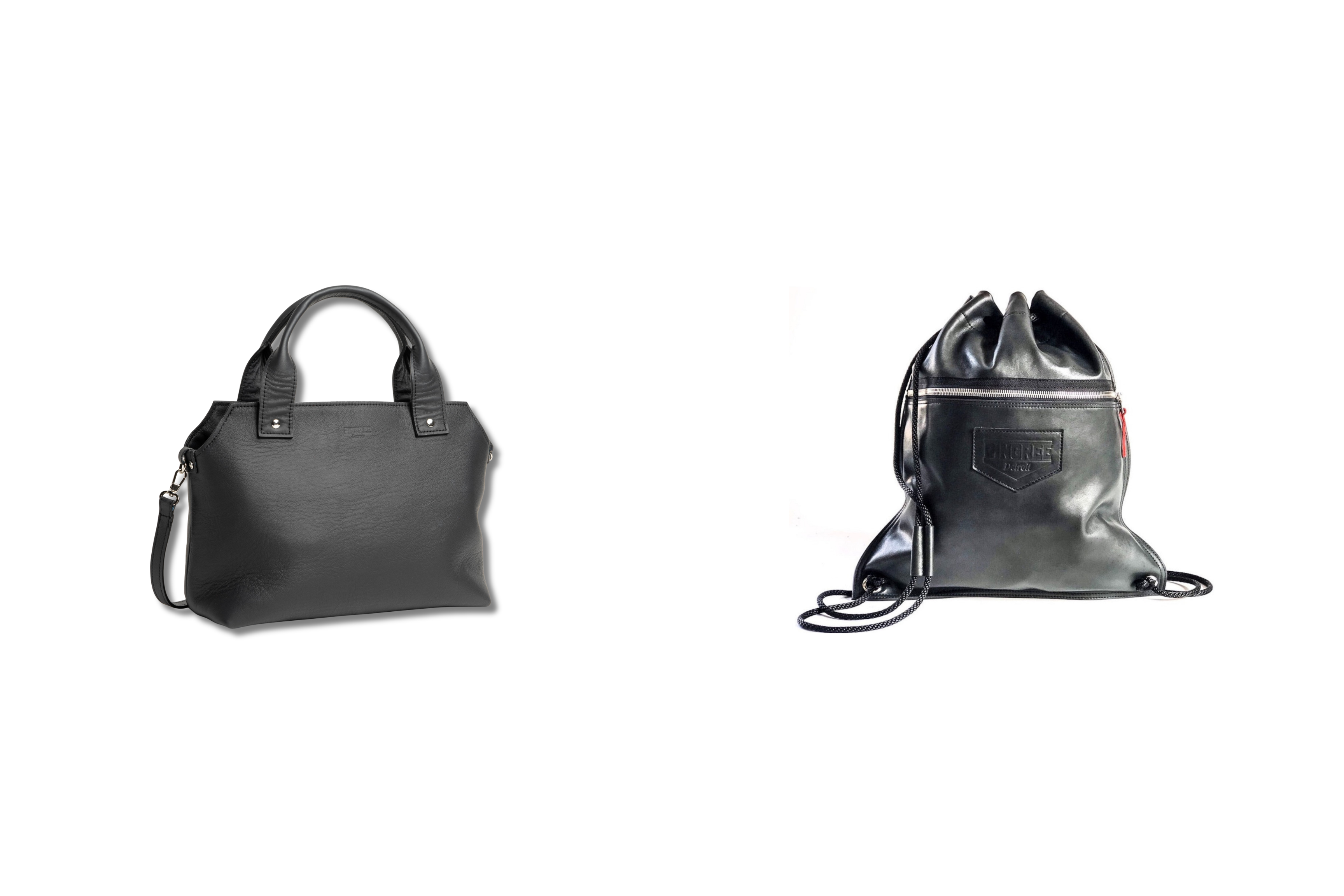 Bags handmade in Detroit with upcycled automotive leather