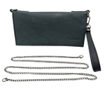 The Adeline: Clutch and Cross-body - Silver Chain