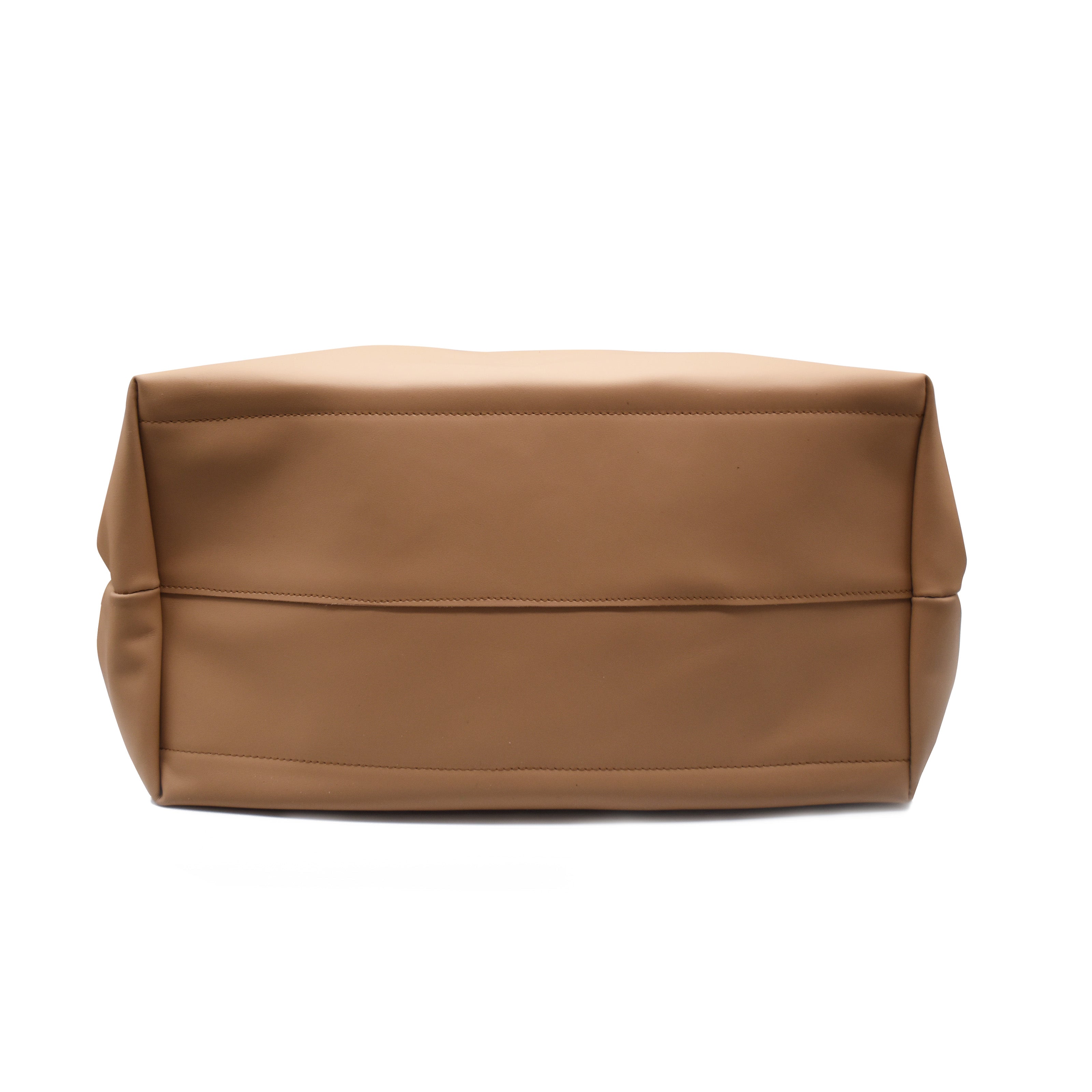 Bottom of the 313 shopper bag made in Detroit. Tote bag Made by Pingree Detroit in the USA.