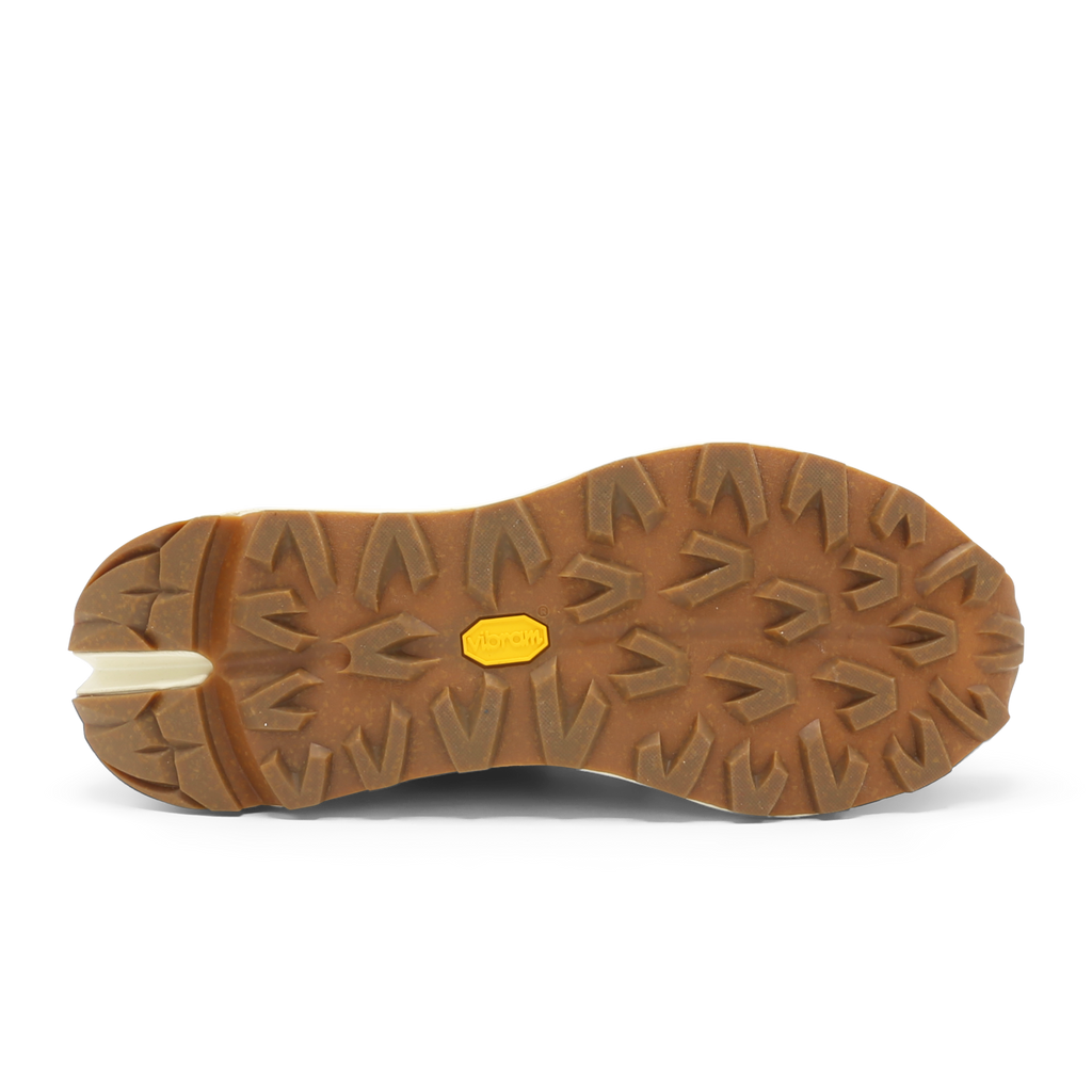 the bottom eco step vibram sole made from 30% recycled content. Working towards 99% recycled content.