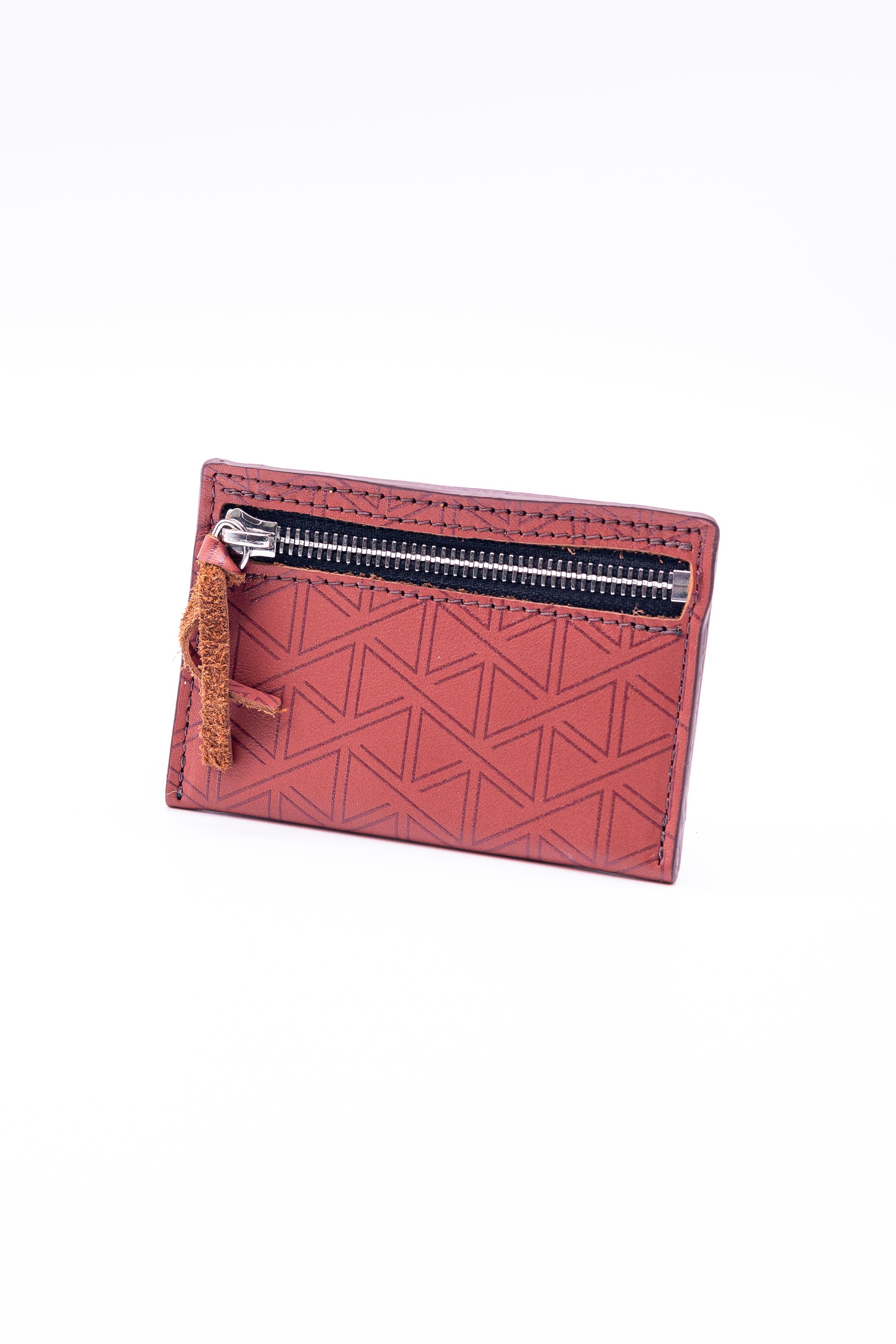 ピエスモンテ　ウォレットチェーン　ブティックエルミタージュ Whittier Zipper Wallet: Upcycled Leather & Handmade in Detroit