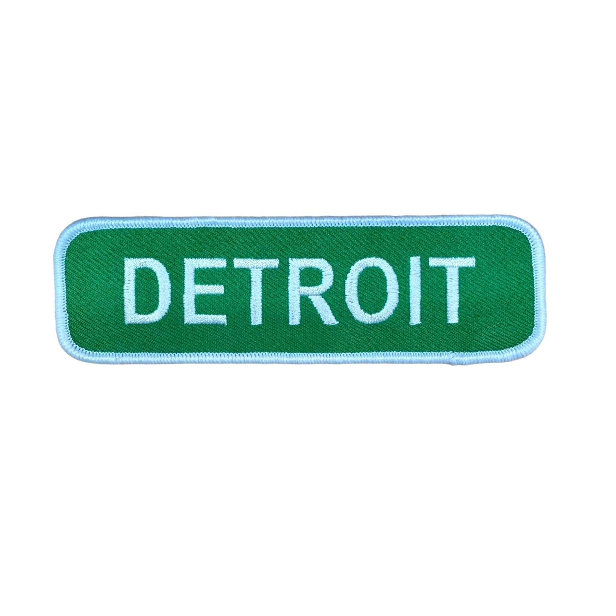Patch - Detroit Street Sign