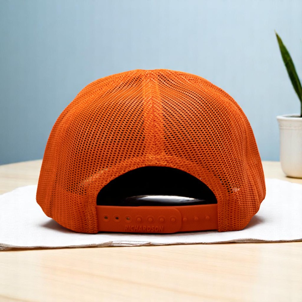 Hat - Detroit Thirsty Navy Orange Richardson Snapback