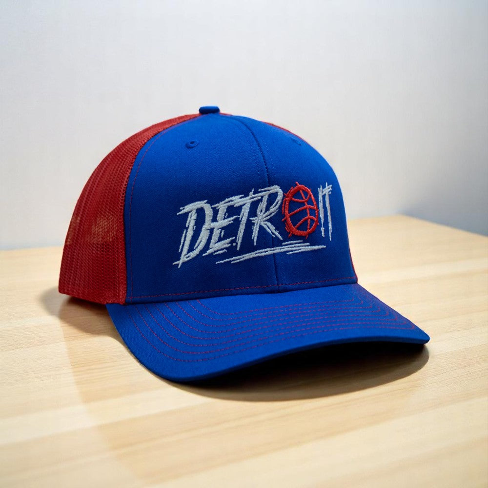 Hat - Detroit Score Basketball - Richardson Snapback