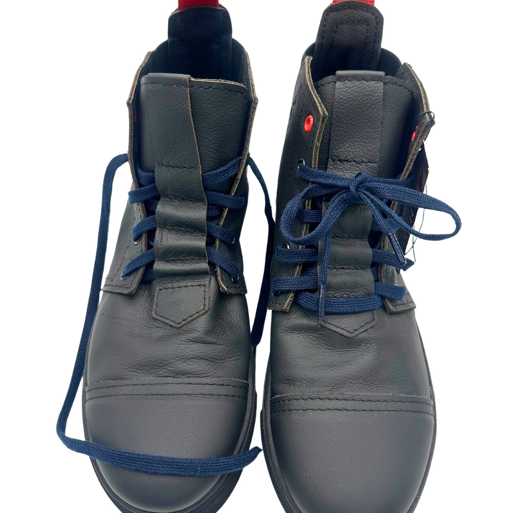 Navy Upcycled Laces: 46”